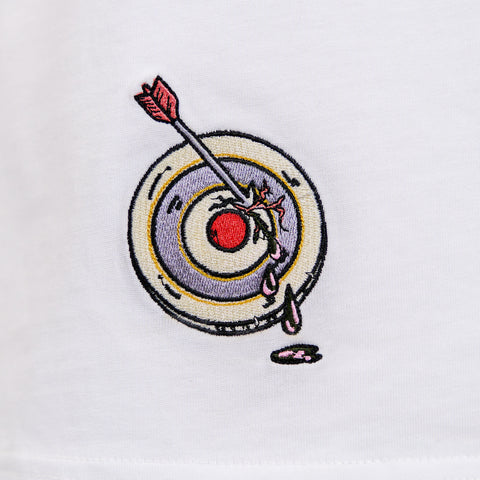 Relaxed Fit Graphic White T-shirt - Allmosst State of Mind T-shirt