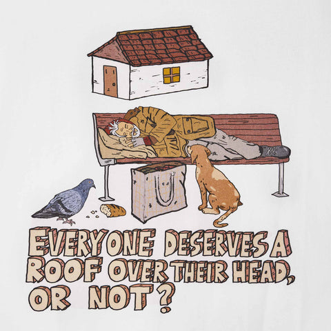 Allmosst Homeless graphic design on a white background
